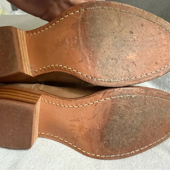 Vintage Frye Campus Western Boots Leather Rare size 9 1/2 9.5 - Picture 6 of 6
